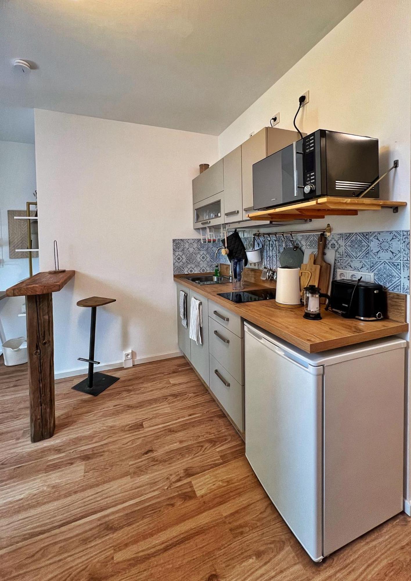 Das Jaartn - Boardinghouse Appartements & Ferienwohnung Schönefeld Eksteriør bilde